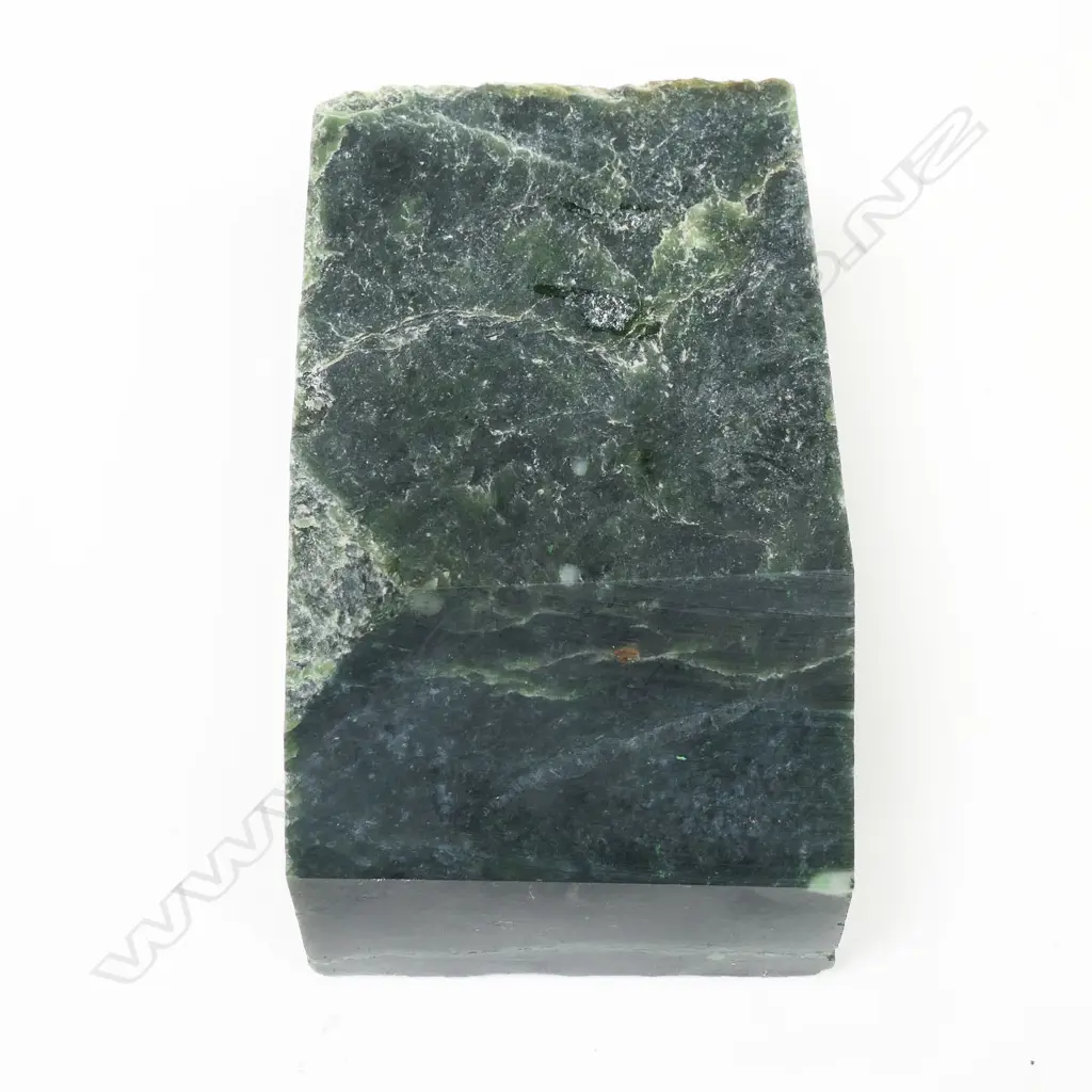 Pounamu greenstone block / paper weight Image 1++